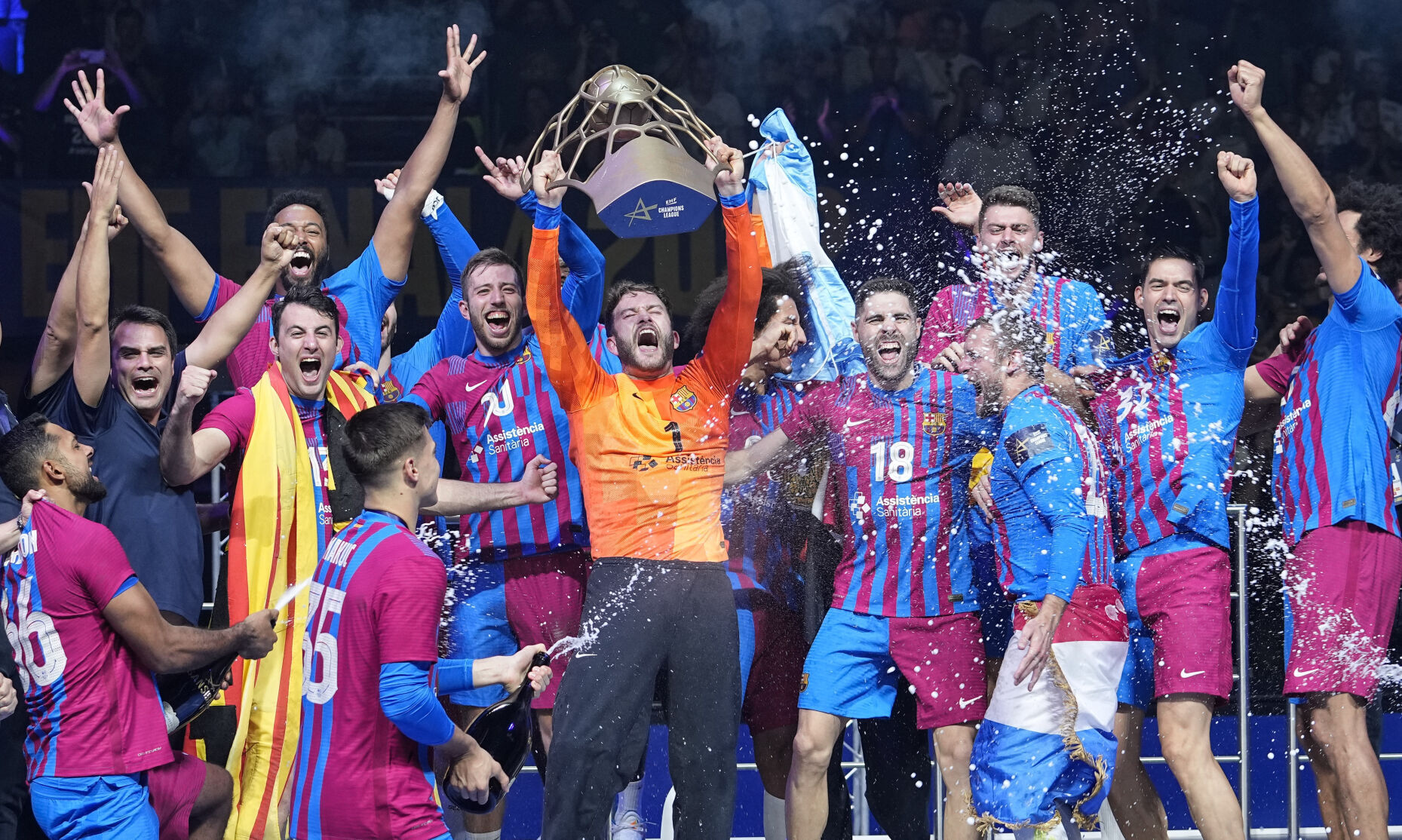 APTOPIX Germany Handball Champions League